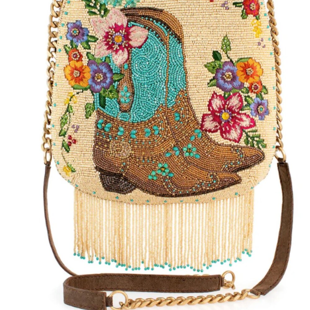 Beaded Mary Frances Crossbody Handbag - Picture 2 of 5
